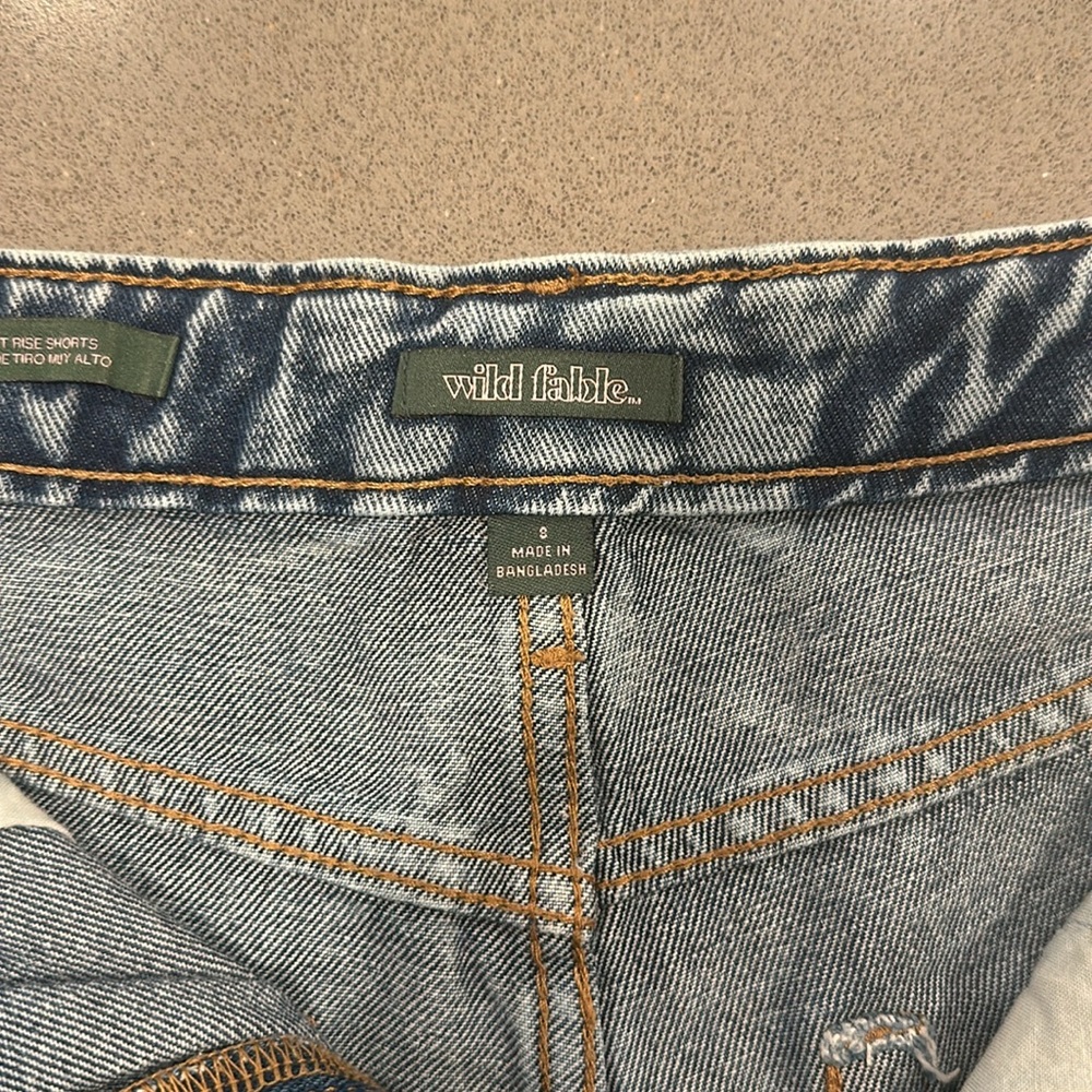 Wild Fable High Rise Jean Shorts - Picture 2 of 4